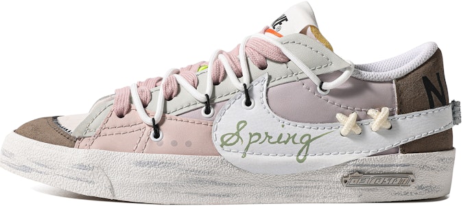 Zapatillas Nike Blazer Low 'Primavera Perforadas Rosa Marrón Blanco' DN2158-101(TeamM-男款春日序S-BOX) Buy Zapatillas Nike Blazer Low 'Primavera Perforadas Rosa Marrón Blanco' DN2158-101(TeamM-男款春日序S-BOX)