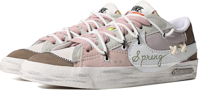 Zapatillas Nike Blazer Low 'Primavera Perforadas Rosa Marrón Blanco' DN2158-101(TeamM-男款春日序S-BOX) Lookbook Zapatillas Nike Blazer Low 'Primavera Perforadas Rosa Marrón Blanco' DN2158-101(TeamM-男款春日序S-BOX)