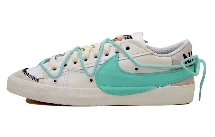 Buy [Sepatu Custom] Nike Blazer Low 'Tiffany Teal' DN2158-101(Team拾玖-低帮做旧S-BOX）