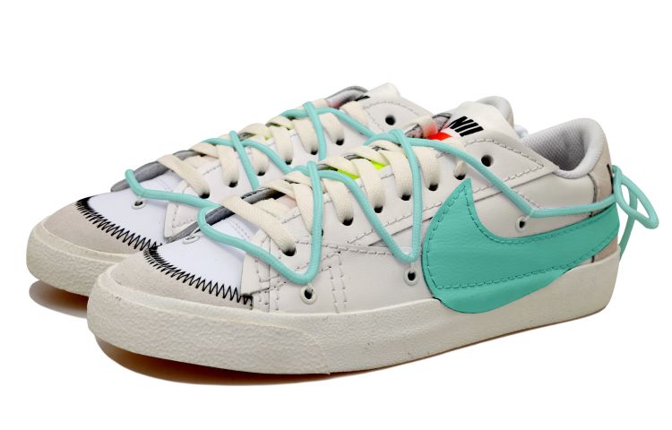 Lookbook [Sepatu Custom] Nike Blazer Low 'Tiffany Teal' DN2158-101(Team拾玖-低帮做旧S-BOX）