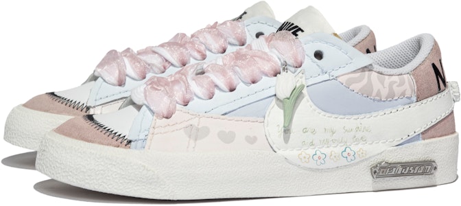 ナイキ ブレーザー Low カスタム 「チューリップ」 (青/白/ピンク) DN2158-101(TeamM-男款郁语金香S-BOX) Lookbook ナイキ ブレーザー Low カスタム 「チューリップ」 (青/白/ピンク) DN2158-101(TeamM-男款郁语金香S-BOX)