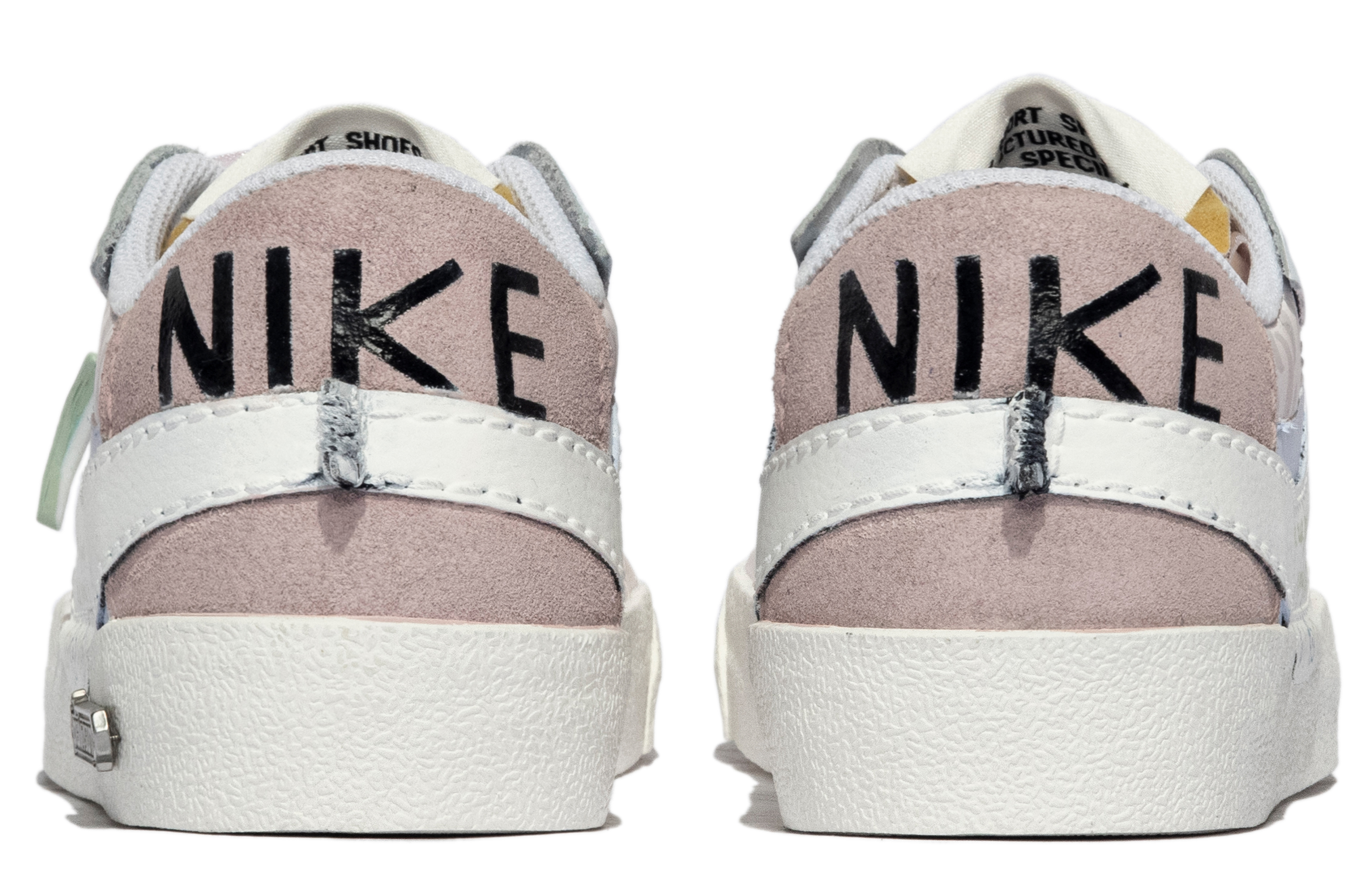 Shop [Kasut Custom] Nike Blazer Low 'Tulip Biru Putih Merah Jambu' DN2158-101(TeamM-男款郁语金香S-BOX)