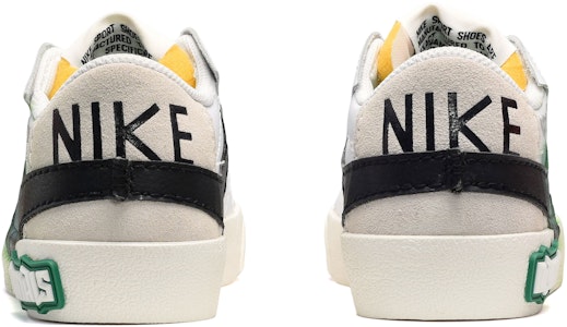 【定制球鞋】Nike Blazer Low 潑墨 塗鴉兔子 休閒運動 低幫 板鞋 男款 白黑綠 Shop 【定制球鞋】Nike Blazer Low 潑墨 塗鴉兔子 休閒運動 低幫 板鞋 男款 白黑綠