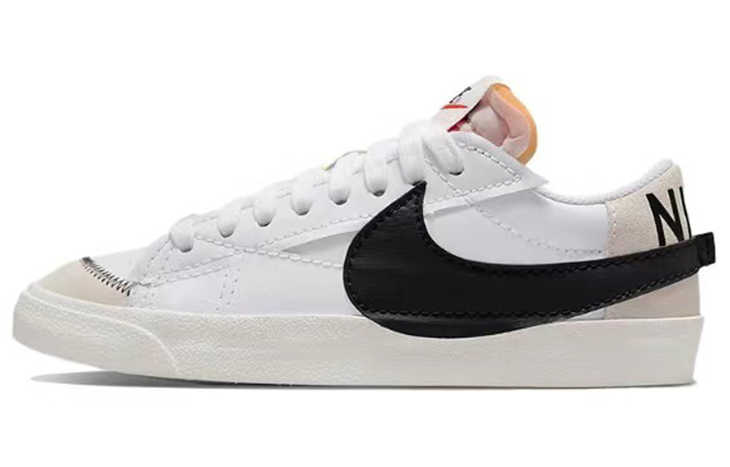 Sizing 【定制球鞋】Nike Blazer Low 潑墨 塗鴉兔子 休閒運動 低幫 板鞋 男款 白黑綠
