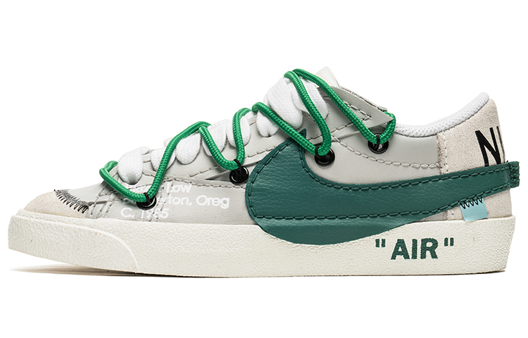 Buy [Kasut Custom] Nike Blazer Low 'Wild Crane Putih Vintage-Hijau' DN2158-101(TeamB-男款解构炫白绿F-BOX)