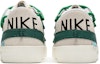 Shop 【定制球鞋】 Nike Blazer Low 野鶴製造 復古風主題 解構雙鞋帶 特殊禮盒版 休閒運動 低幫 板鞋 男款 白綠