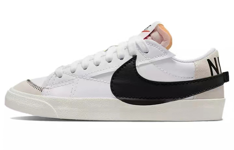 Details for [Sepatu Kustom] Nike Blazer Low Jumbo 'Hitam Putih Swoosh Besar' DN2158-101(TeamP-黑白大钩子二次元)