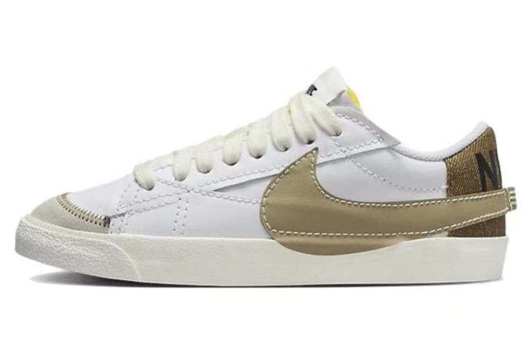 Sizing [Sepatu Custom] Nike Blazer Low Jumbo 'Abu Coklat' DN2158-101(Team28-男款山野万里)