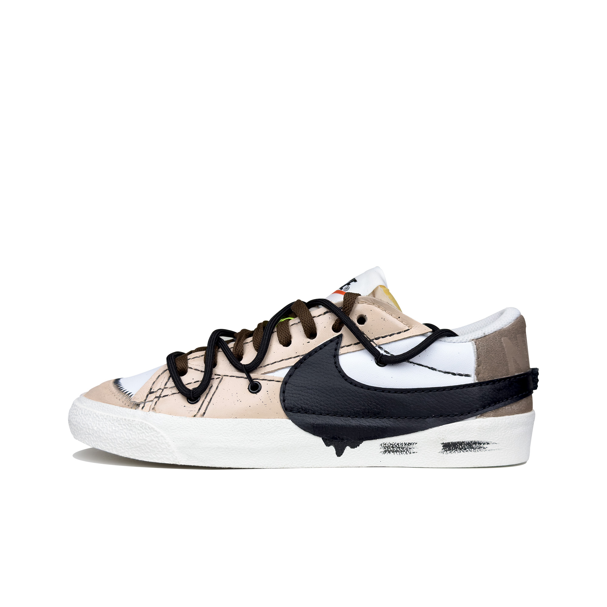 [Custom Shoes] Nike Blazer Low Jumbo 'Hot Chocolate Khaki Black' DN2158-101-486703