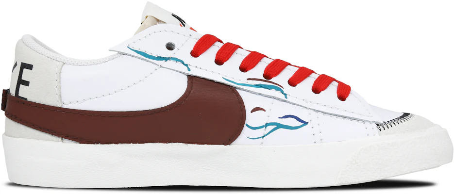 【カスタムシューズ】ナイキ ブレザー ロージャンボ「九色鹿 手描き赤白」 DN2158-101(Team43-男款九色鹿) Order 【カスタムシューズ】ナイキ ブレザー ロージャンボ「九色鹿 手描き赤白」 DN2158-101(Team43-男款九色鹿)