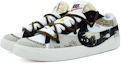 Lookbook 【訂製球鞋】Nike Blazer Low Jumbo 廢墟 復古休閒 縫線 塗鴉 潑墨 解構 低筒 男款 男款 白黑