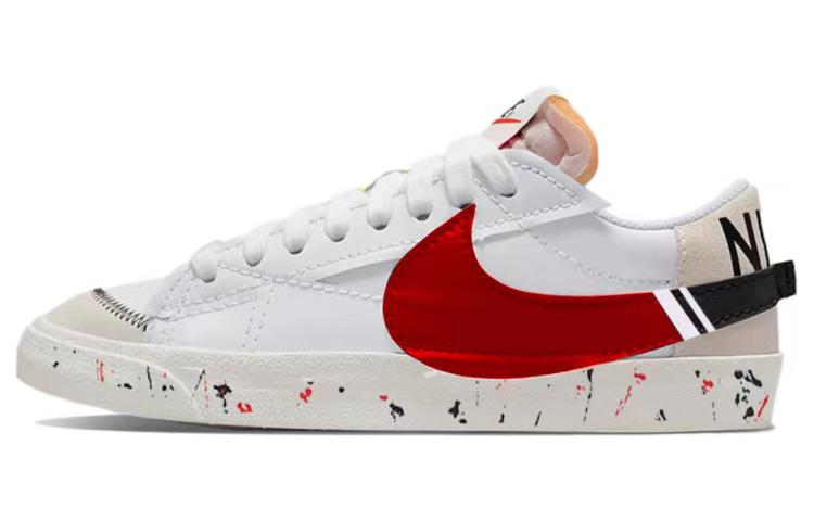 Buy [Kasut Custom] Nike Blazer Low Jumbo 'Putih Merah Hitam Grafiti' DN2158-101(Team56-流体泼墨)