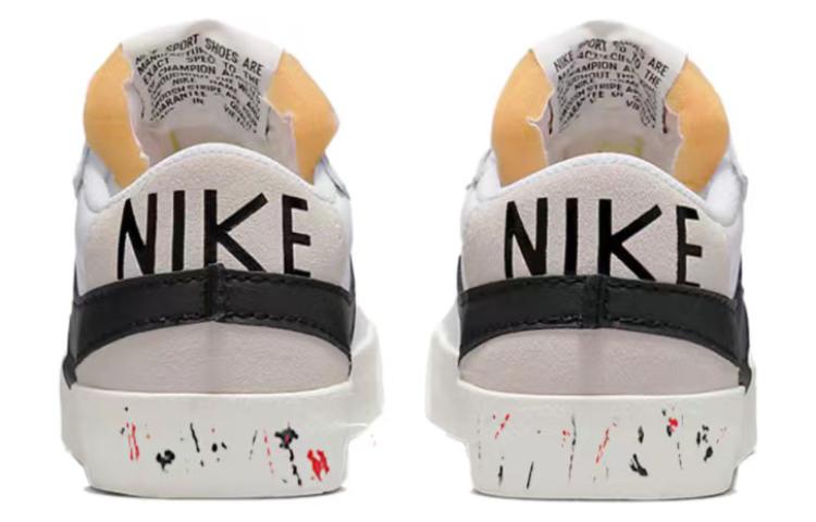 Shop [Kasut Custom] Nike Blazer Low Jumbo 'Putih Merah Hitam Grafiti' DN2158-101(Team56-流体泼墨)