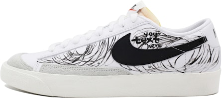 【訂製球鞋】Nike Blazer Low Vintage 塗鴉藝術 輕便 低筒 板鞋 男女皆宜 黑白 Buy 【訂製球鞋】Nike Blazer Low Vintage 塗鴉藝術 輕便 低筒 板鞋 男女皆宜 黑白