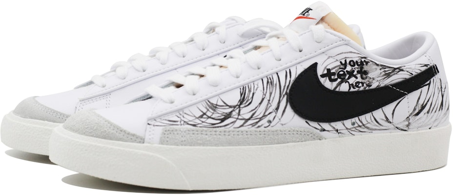 【訂製球鞋】Nike Blazer Low Vintage 塗鴉藝術 輕便 低筒 板鞋 男女皆宜 黑白 Lookbook 【訂製球鞋】Nike Blazer Low Vintage 塗鴉藝術 輕便 低筒 板鞋 男女皆宜 黑白