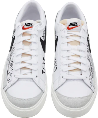【訂製球鞋】Nike Blazer Low Vintage 塗鴉藝術 輕便 低筒 板鞋 男女皆宜 黑白 Shop 【訂製球鞋】Nike Blazer Low Vintage 塗鴉藝術 輕便 低筒 板鞋 男女皆宜 黑白
