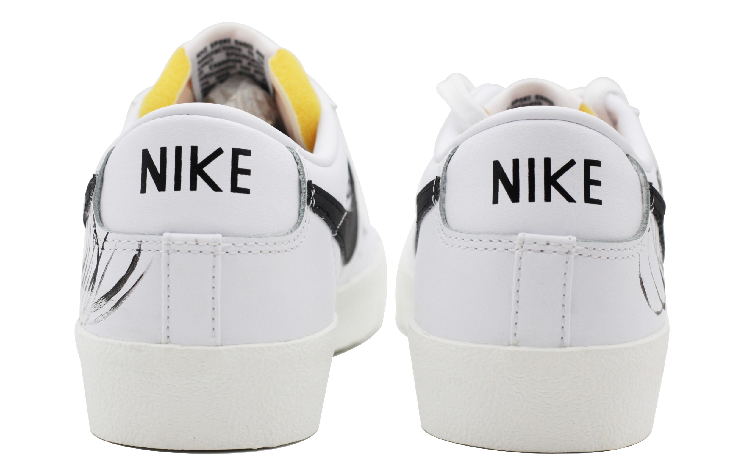 Purchase Zapatillas Nike Blazer Low Vintage 'Arte Graffiti Negro Blanco' DA6364-101(Team39-AMY105涂鸦)