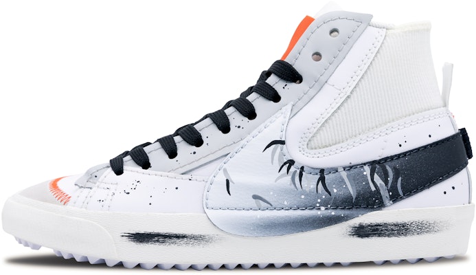 カスタム Nike Blazer Mid '77 "墨竹" (80 characters) DD3111-100(Team43-男女同款墨竹) Buy カスタム Nike Blazer Mid '77 "墨竹" (80 characters) DD3111-100(Team43-男女同款墨竹)