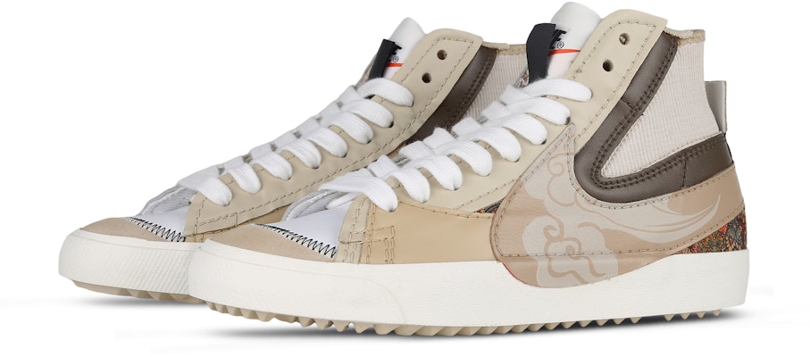 나이키 블레이저 미드 77 점보 '둔황 브라운' (커스텀) DD3111-102(Team81-女款尘封) Lookbook 나이키 블레이저 미드 77 점보 '둔황 브라운' (커스텀) DD3111-102(Team81-女款尘封)