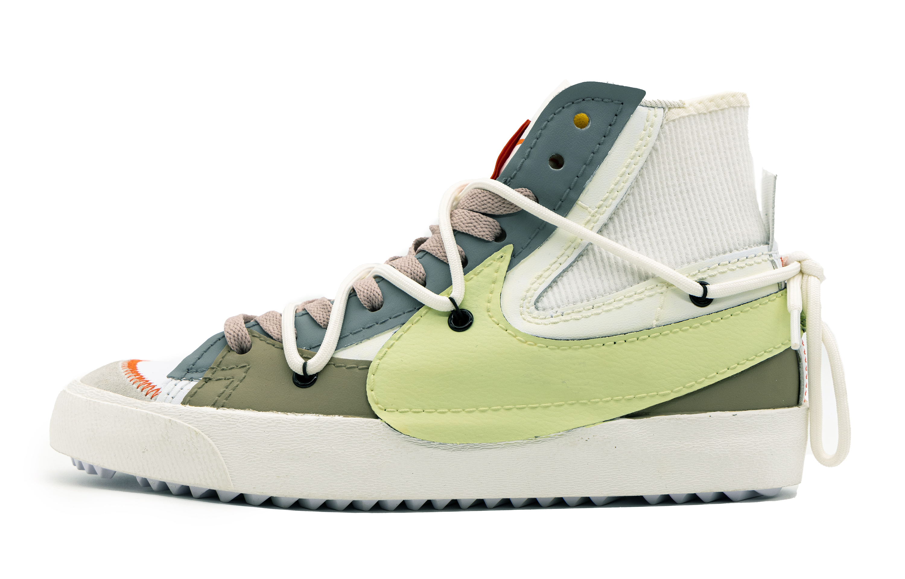 [Custom Shoes] Nike Blazer Mid 77 Jumbo 'Grey Green Deconstructed'