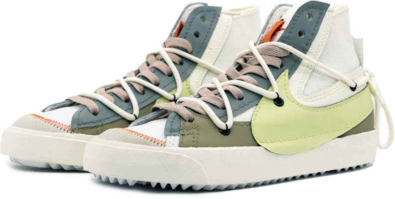 나이키 블레이저 미드 77 점보 '회녹색 디컨스트럭티드' DD3111-100(Team51-男女款欧碧) Lookbook 나이키 블레이저 미드 77 점보 '회녹색 디컨스트럭티드' DD3111-100(Team51-男女款欧碧)