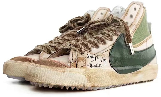 나이키 블레이저 미드 77 점보 "인더스트리얼 브라운-그린" (커스텀) DD3111-100(Team13-工业做旧棕绿) Lookbook 나이키 블레이저 미드 77 점보 "인더스트리얼 브라운-그린" (커스텀) DD3111-100(Team13-工业做旧棕绿)