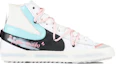 Order 【定制球鞋】Nike Blazer Mid 77 jumbo 遇見 胖小匠繪畫 解構 中幫 板鞋 男女同款 黑白藍