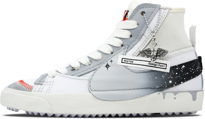 나이키 블레이저 미드 '77 점보 '엔젤 윙' (블랙/화이트/그레이) DD3111-100(Team28-男女款天使之翼) Buy 나이키 블레이저 미드 '77 점보 '엔젤 윙' (블랙/화이트/그레이) DD3111-100(Team28-男女款天使之翼)