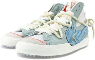 Lookbook 【定制鞋款】耐克Blazer Mid '77 Jumbo '蓝白' DD3111-100(Team79-男女同款似水流年)