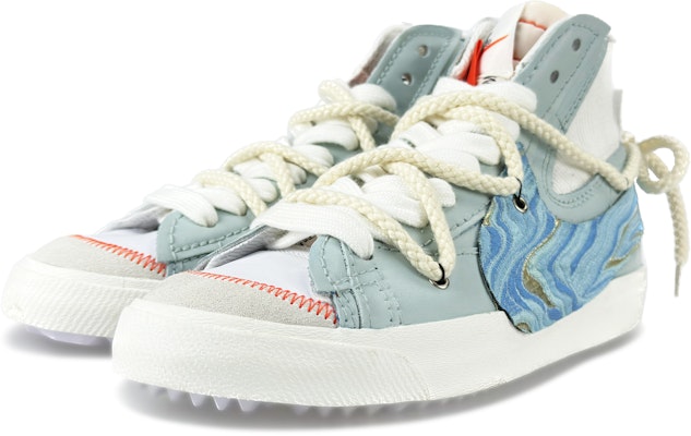 나이키 블레이저 미드 '77 점보 '블루 화이트' (커스텀) DD3111-100(Team79-男女同款似水流年) Lookbook 나이키 블레이저 미드 '77 점보 '블루 화이트' (커스텀) DD3111-100(Team79-男女同款似水流年)