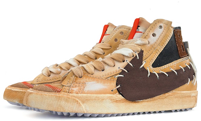 나이키 블레이저 미드 '77 점보 '듄' (커스텀) DD3111-100-485310 Lookbook 나이키 블레이저 미드 '77 점보 '듄' (커스텀) DD3111-100-485310