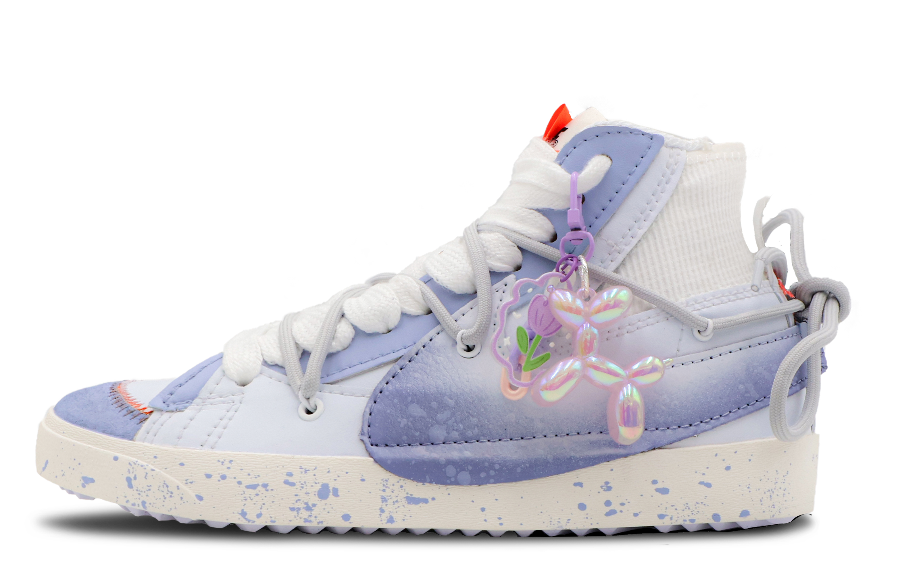 [Custom Shoes] Nike Blazer Mid '77 Jumbo 'Falling in Love - Preppy Purple'