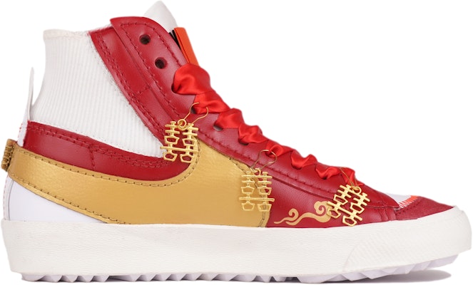 나이키 블레이저 미드 '황금혼례 장인' 커스텀 (Nike Blazer Mid 'Golden Marriage Craftsman' Custom) DD3111-100-486415 Order 나이키 블레이저 미드 '황금혼례 장인' 커스텀 (Nike Blazer Mid 'Golden Marriage Craftsman' Custom) DD3111-100-486415