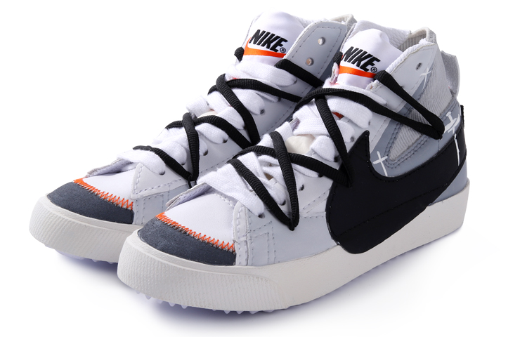 [Custom Shoes] Nike Blazer Mid '77 Jumbo 'Grey White Graffiti Knight' 圖 4