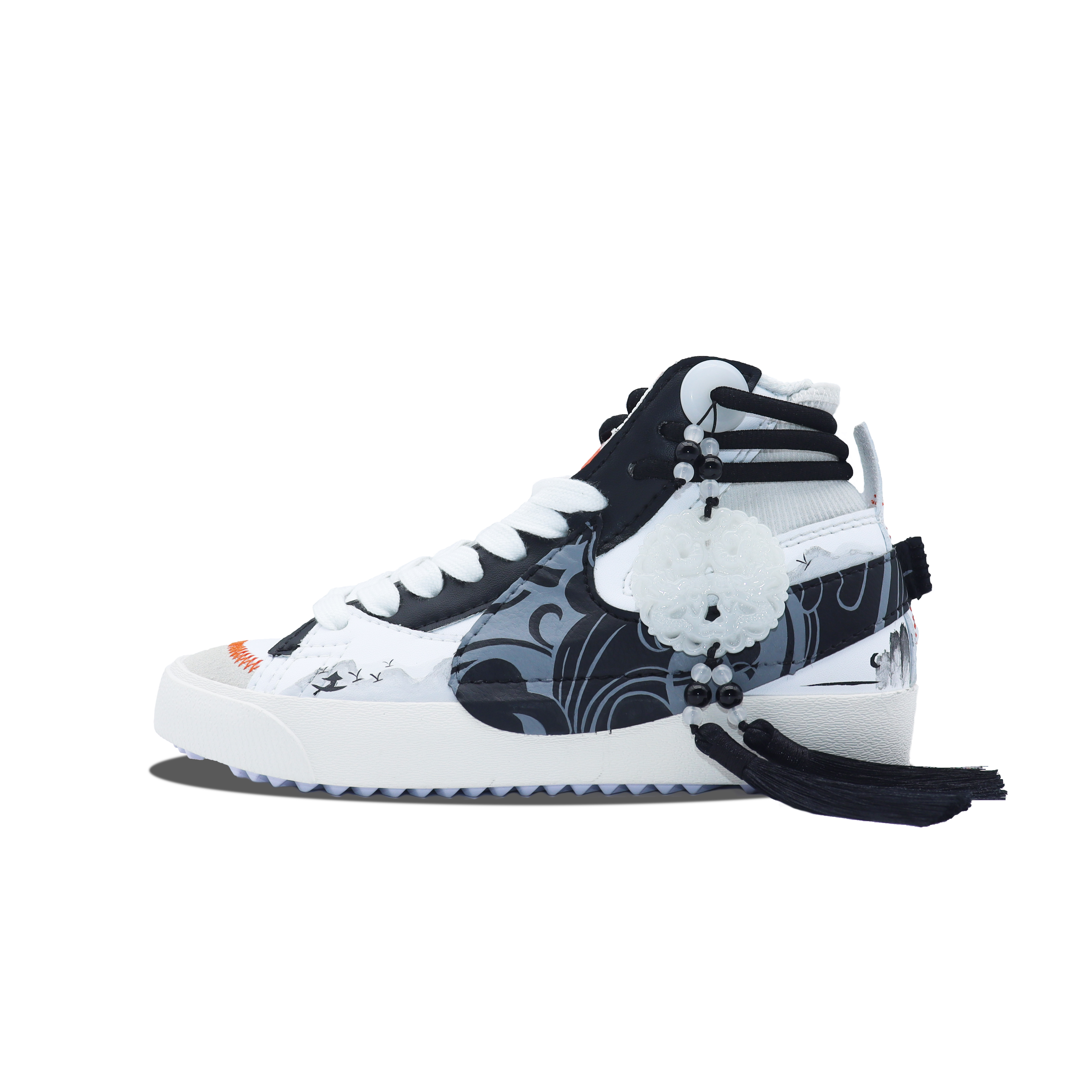 Buy [定制鞋款] 耐克Blazer Mid '77 Jumbo '墨水·水城弯曲' DD3111-100-478504