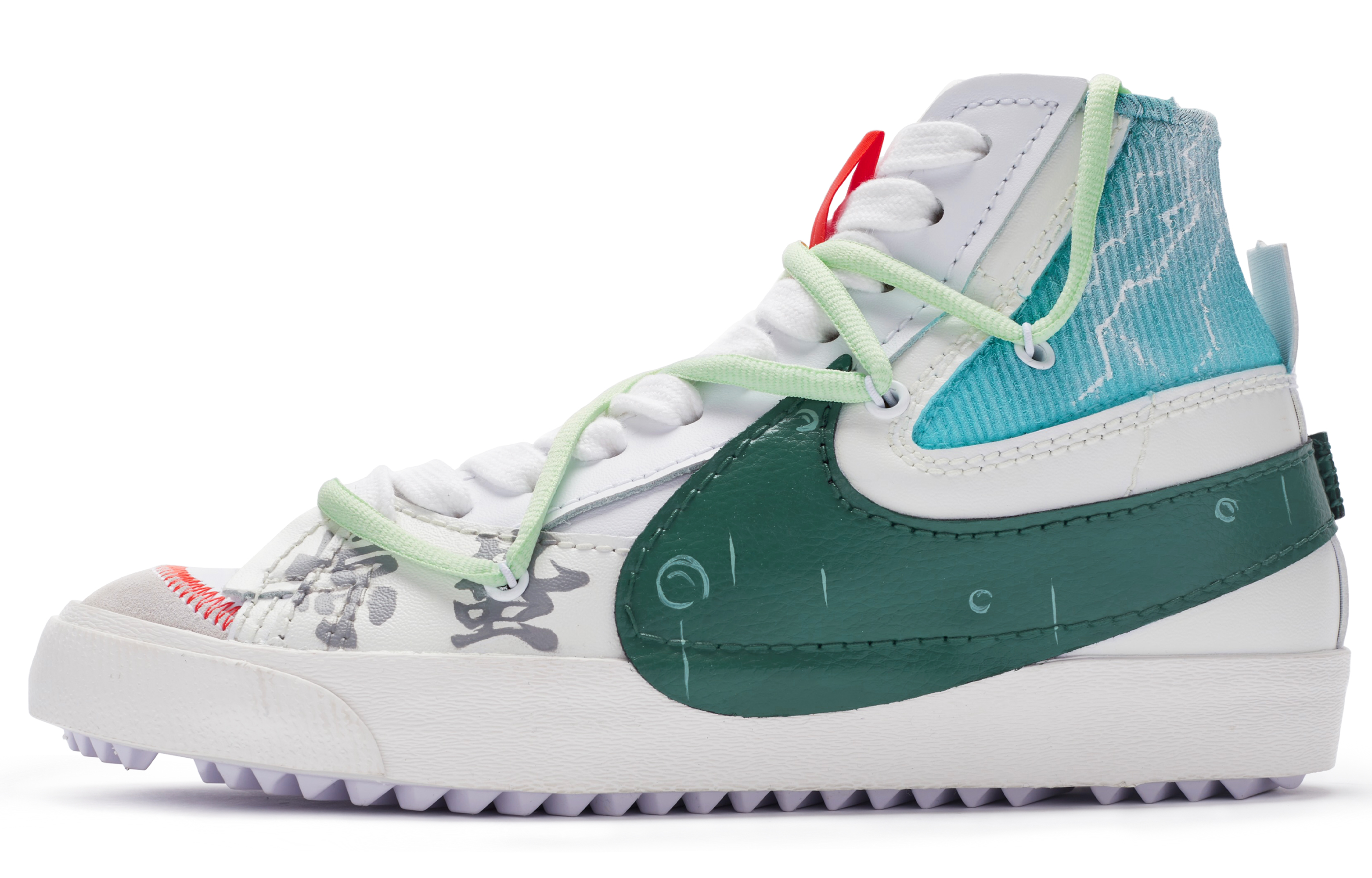 Buy [Sepatu Kustom] Nike Blazer Mid '77 Jumbo 'Jingzhe Kotak Khusus' DD3111-100(TeamR-惊蛰男女同款S-BOX)