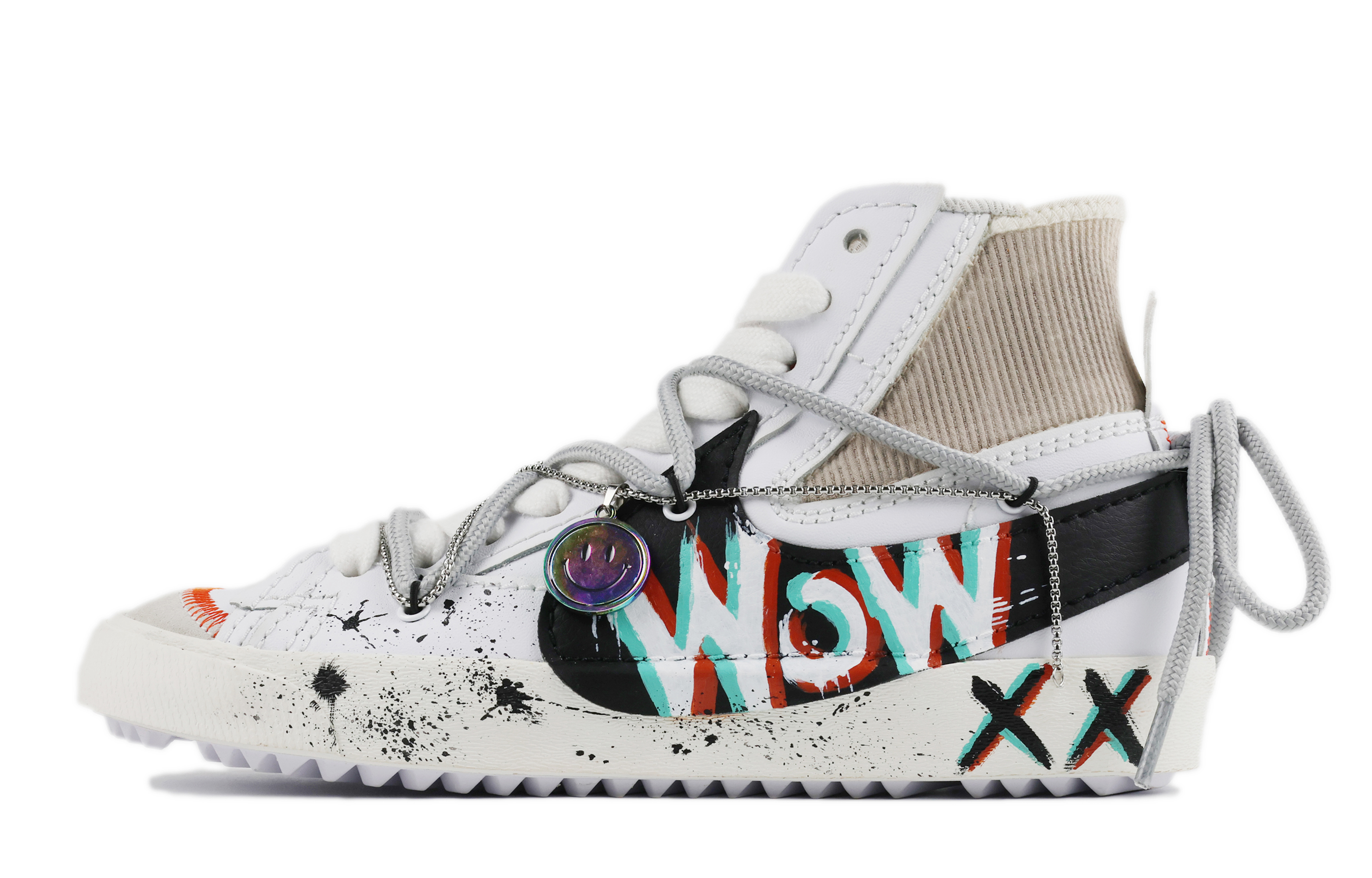 [Custom Shoes] Nike Blazer Mid '77 Jumbo 'Mood Doodle Deconstructed'