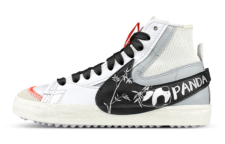 Buy 【定制鞋款】耐克Blazer Mid '77 Jumbo "熊猫涂鸦" DD3111-100(Team47-男女NB熊猫SBOX)
