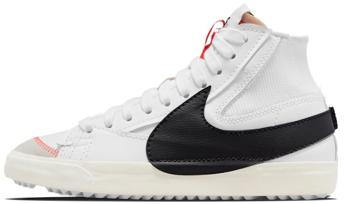 【定制球鞋】Nike Blazer Mid 77 Jumbo 復古小熊 紐扣 透光漸變 解構鞋帶 中幫 板鞋 男女同款 紅棕 Sizing 【定制球鞋】Nike Blazer Mid 77 Jumbo 復古小熊 紐扣 透光漸變 解構鞋帶 中幫 板鞋 男女同款 紅棕