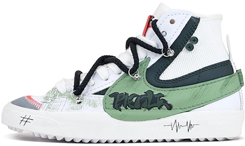 ナイキ ブレザー ミッド '77 ジャンボ 'スプリング レイン ホワイト-グリーン' DD3111-100(Team73-春色雨音) Buy ナイキ ブレザー ミッド '77 ジャンボ 'スプリング レイン ホワイト-グリーン' DD3111-100(Team73-春色雨音)