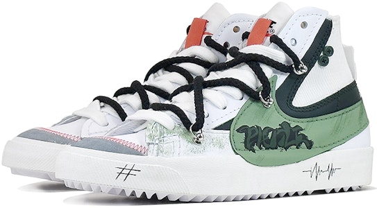 ナイキ ブレザー ミッド '77 ジャンボ 'スプリング レイン ホワイト-グリーン' DD3111-100(Team73-春色雨音) Lookbook ナイキ ブレザー ミッド '77 ジャンボ 'スプリング レイン ホワイト-グリーン' DD3111-100(Team73-春色雨音)