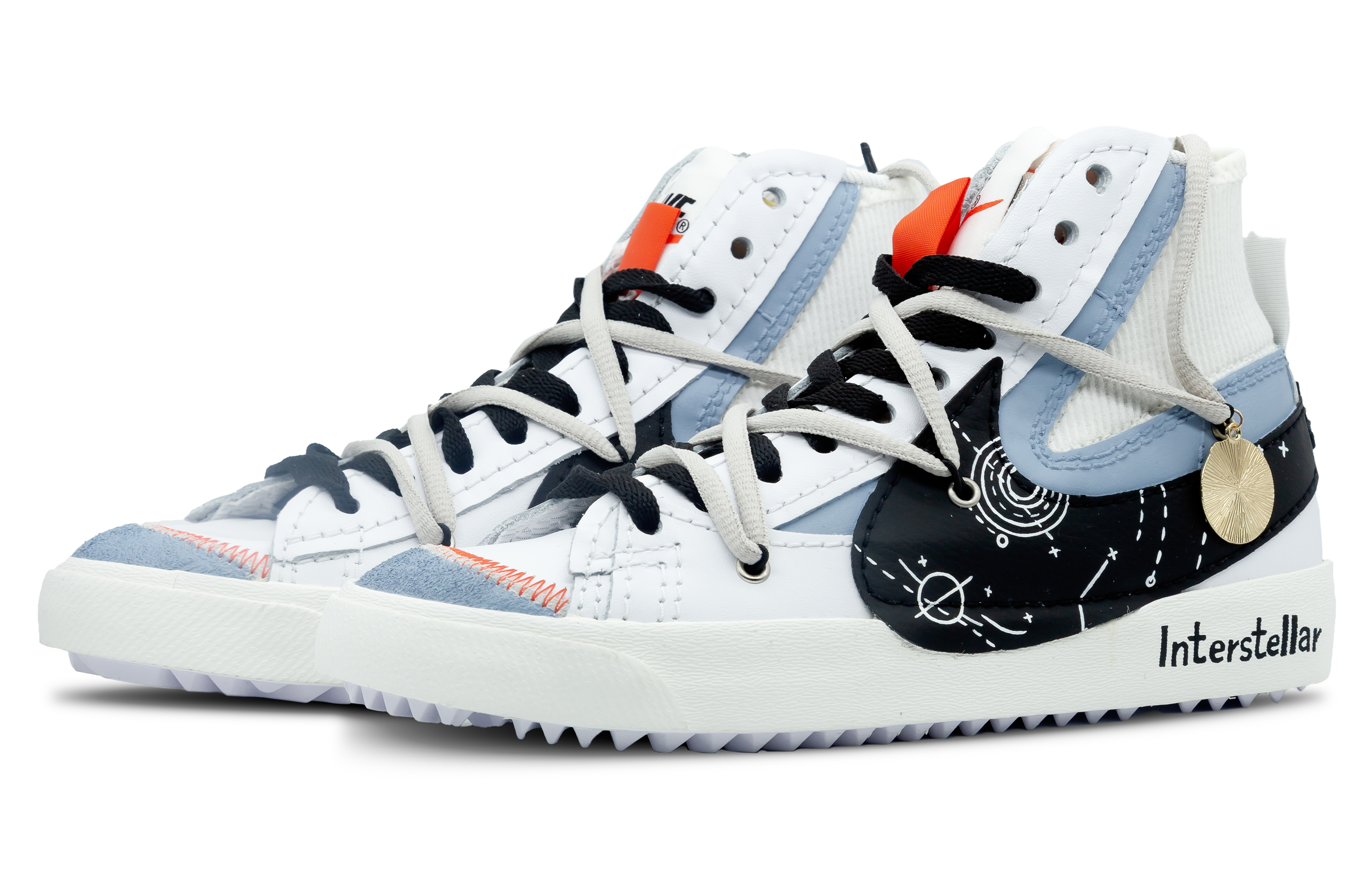 [Custom Shoes] Nike Blazer Mid '77 Jumbo 'Starry Cosmos' 圖 3