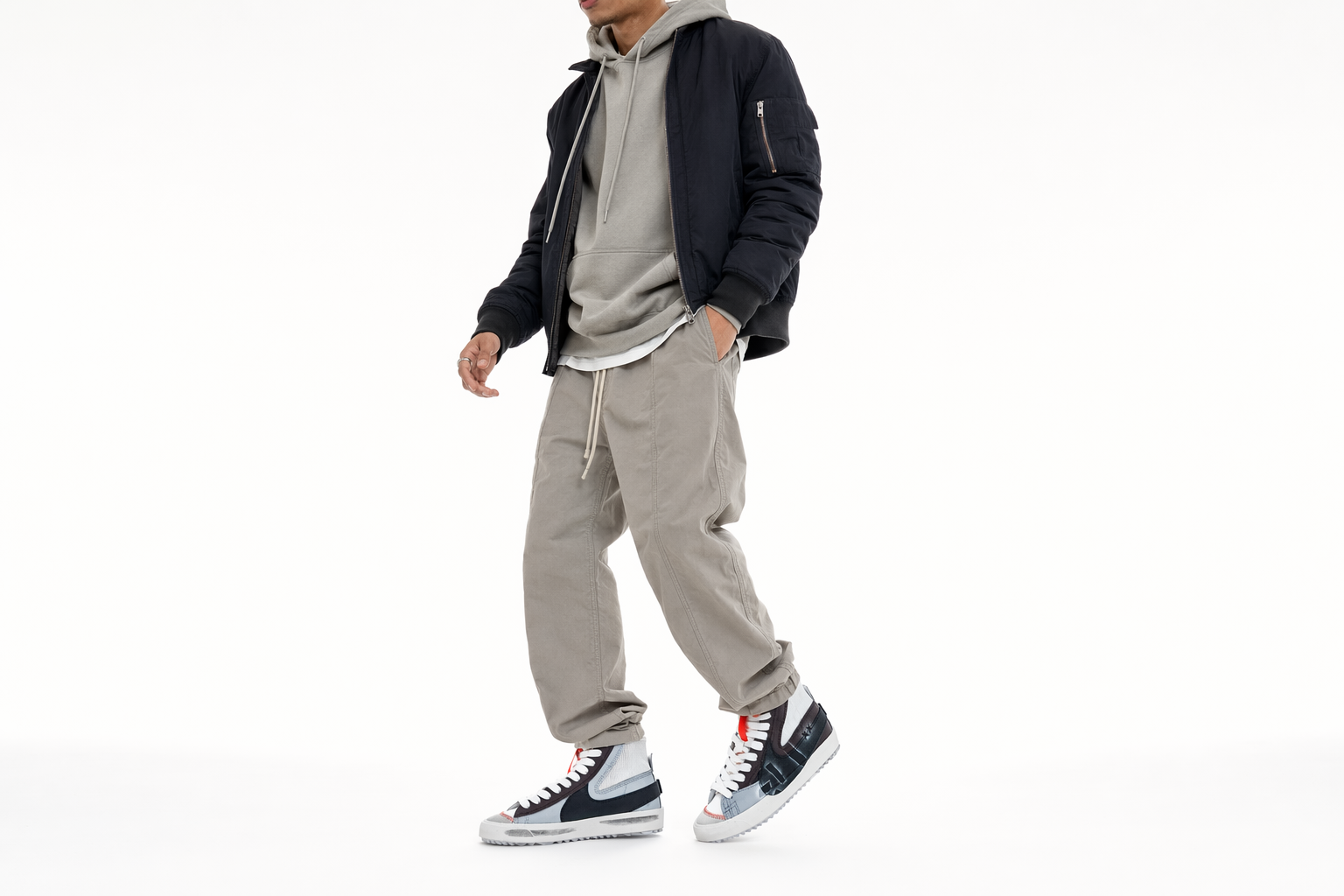 Order 【定制球鞋】Nike Blazer Mid 77 Jumbo 舊膠帶 休閒 高幫 板鞋 男女同款 黑白