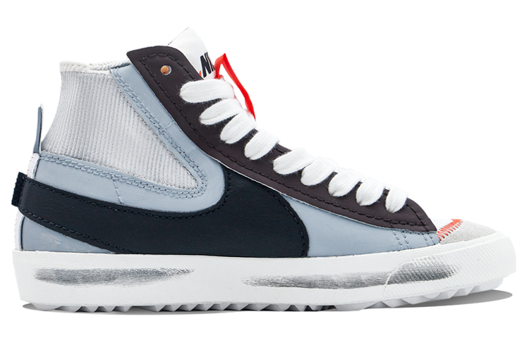 Lookbook 【定制球鞋】Nike Blazer Mid 77 Jumbo 舊膠帶 休閒 高幫 板鞋 男女同款 黑白