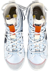 【訂製球鞋】Nike Blazer Mid ‘77 Jumbo 雪山解構 流動 雪花 高筒 板鞋 男女款 白藍黑 Shop 【訂製球鞋】Nike Blazer Mid ‘77 Jumbo 雪山解構 流動 雪花 高筒 板鞋 男女款 白藍黑