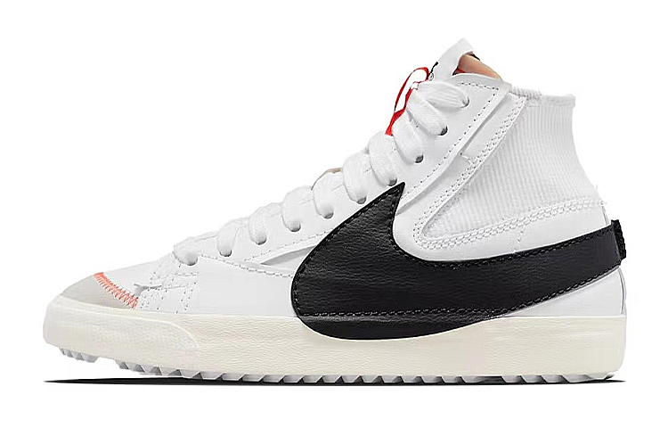 Cheap [Kasut Kustom] Nike Blazer Mid '77 Jumbo Putih Oren 'Terlerai Berbintik Berusia' DD3111-100(Team47-男NB圣经解SBOX)
