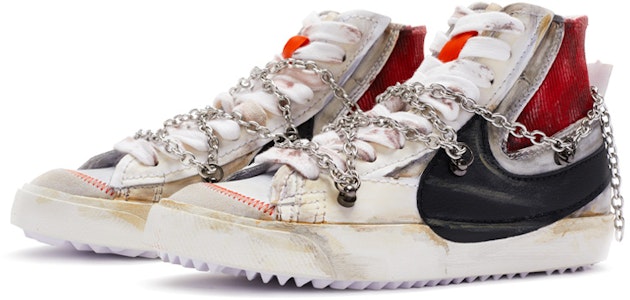 나이키 블레이저 미드 '어반 빈티지' (Nike Blazer Mid 'Urban Vintage') DD3111-100(Teamr-男女款逃亡灰白红) Lookbook 나이키 블레이저 미드 '어반 빈티지' (Nike Blazer Mid 'Urban Vintage') DD3111-100(Teamr-男女款逃亡灰白红)