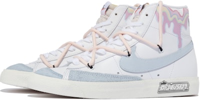 나이키 블레이저 미드 '블루 핑크 스월 아이스크림' (커스텀) BQ6806-100(TeamM-男女同款流心冰激凌) Lookbook 나이키 블레이저 미드 '블루 핑크 스월 아이스크림' (커스텀) BQ6806-100(TeamM-男女同款流心冰激凌)