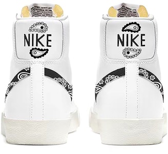 【定制球鞋】 Nike Blazer Mid 腰果花 噴繪 日銷定制 休閒 耐磨防滑 中幫 板鞋 男款 黑白 Shop 【定制球鞋】 Nike Blazer Mid 腰果花 噴繪 日銷定制 休閒 耐磨防滑 中幫 板鞋 男款 黑白