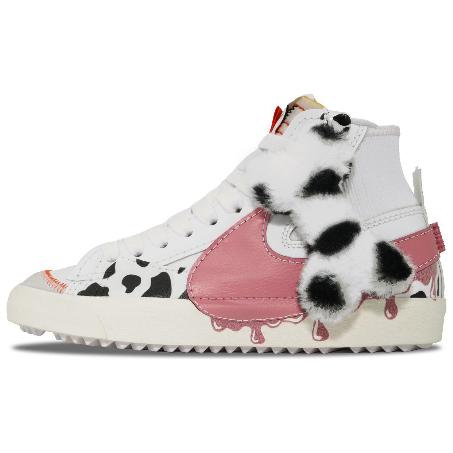 Order 定制鞋 Nike Blazer Mid '涂鸦奶牛白粉' DD3111-100(Team113-嘟嘟奶牛)